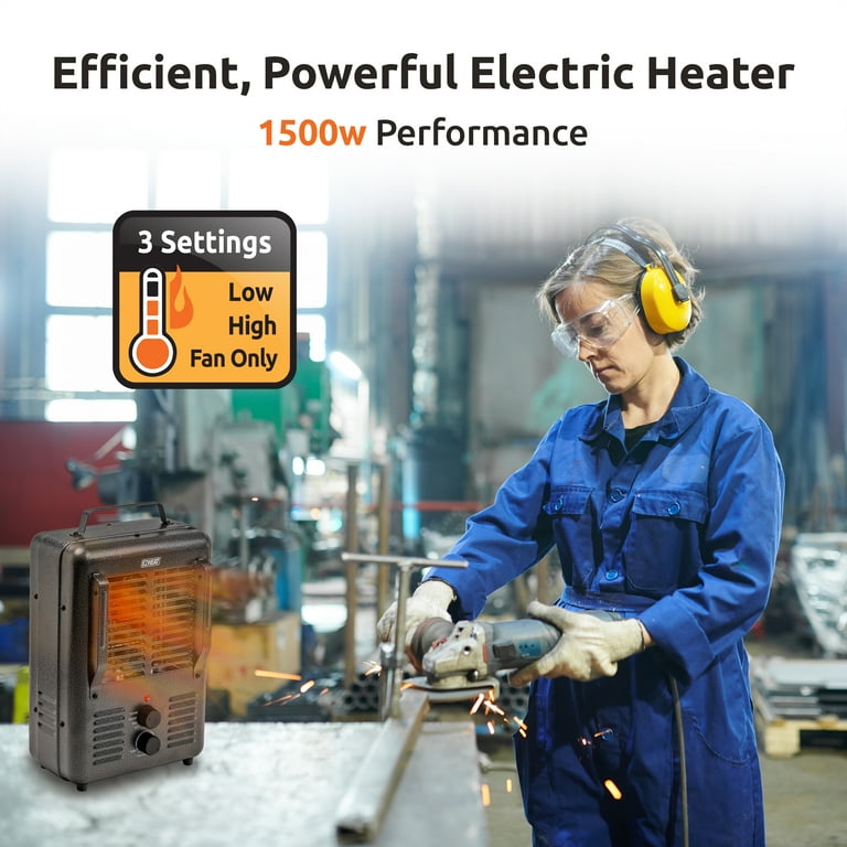 Free Shipping! EZ Heat Milkhouse Style Utility Space Heater with
