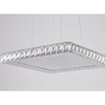 thumbnail image 3 of Bethel International LED Chandelier Chrome Stainless Steel & Crystal, 3 of 5