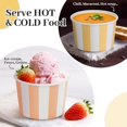 thumbnail image 2 of Ice cream cup, disposable dessert bowl, ice cream container, dessert yogurt cup, suitable for cold and hot food, birthday party supplies, 2 of 5