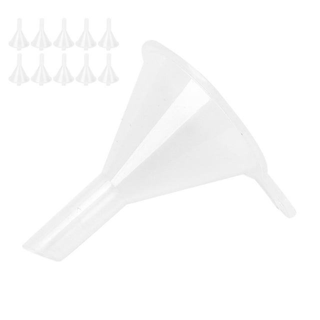 Clear Plastic Funnel, Small Transparent Funnels Filling Tools Multiple Uses For Essential Oil For Perfume For Liquids