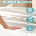 thumbnail image 3 of 1 Set Cotton Fabric Hammock Spreader Bar System 450 Lbs Capacity Portable Outdoor Bed, 3 of 7