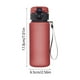thumbnail image 3 of Botella de agua deportiva a prueba de fugas con asa, taza espacial para gimnasio, fitness, yoga, ejercicio, botella de agua deportiva de plástico., 3 of 6