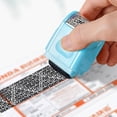 thumbnail image 5 of olkpmnmk 1Pc Identity Theft Protection Roller Stamp, Privacy Roller Stamp With Ink, Confidential Roller Stamp, Guard Your Id Stamp Roller, Blocking Out Privacy Information and Guard Your Address, 5 of 6