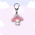 thumbnail image 3 of EDDIEB Llavero Acrílico Regalos Para Estudiantes Anime Periphery Doble Cara Kuromi Transparente My Melody Mochila Escolar Colgante, 3 of 3