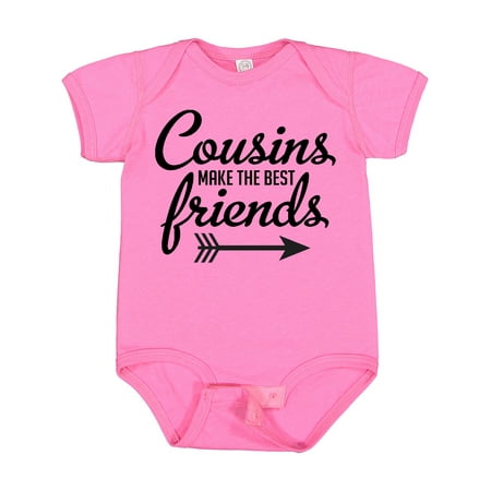 

Inktastic Cousins Make the Best Friends with Arrow Gift Baby Boy or Baby Girl Bodysuit