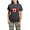 With Gray Camo Pant, variant on - Id Rather Be In Canada Pajamas - Women's Short Sleeve Print T-Shirt and Pants Charcoal Gray Cotton Pajama Set