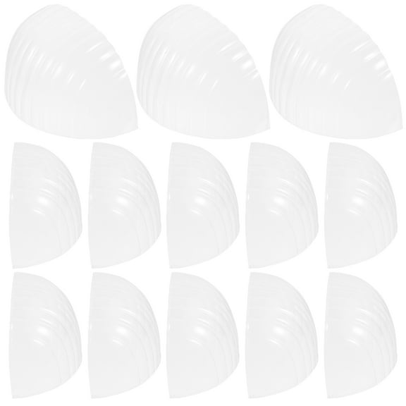 WRITWAA 20Pcs Baseball Caps Stand Transparent PVC Strong Inner Supports