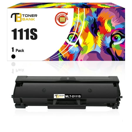 Toner Bank 1-Pack Compatible Toner Cartridge Replacement for Samsung MLT-D111S Xpress SL-M2020 M2020W M2022 M2022W M2024 M2070 M2070W M2070F M2070FW M2026W Printer Ink Black
