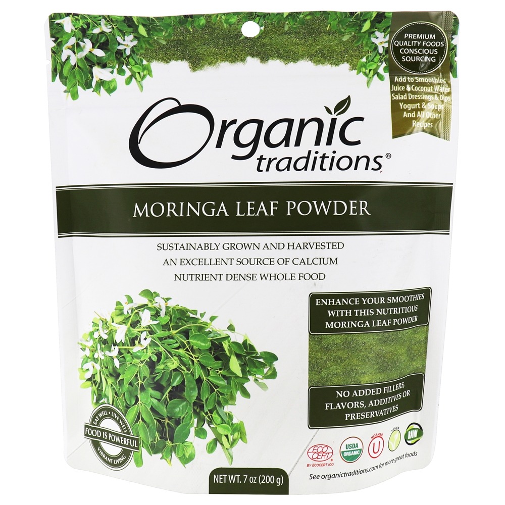 Organic Traditions Moringa Leaf Powder 7 oz. Walmart Canada