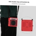 thumbnail image 3 of Muslady 5W Mini Guitar Amplifier Amp Speaker with 3.5mm & 6.35mm Inputs 1/4 Inch Output, 3 of 8