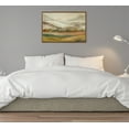 thumbnail image 6 of Kate and Laurel Sylvie Mountainscape Framed Canvas Wall Art by Annie Quigley, 23x33 Gold, Watercolor Mountain Art for Wall, 6 of 6