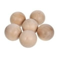 thumbnail image 6 of WORGEOUS 6pcs Glass Container Wooden Sphere Stopper Round Wooden Balls For Glass Bottles Carafes Replacement Wooden Round Balls Carafes Stoppers, 6 of 8