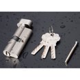 thumbnail image 3 of Silver Universal Size 70 Bedroom Door Lock Copper Lock Core Wooden Door Handle Lock Core, 3 of 6