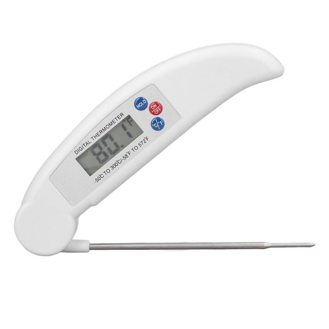 Termómetro de sonda plegable, termómetro de cocción rápida para medir la temperatura de la carne, termómetro digital para carne diseñado a medida
