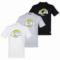 thumbnail image 1 of NFL Paquete de 3 Playeras Los Angeles Rams para Hombre, Talla Grande, 1 of 4