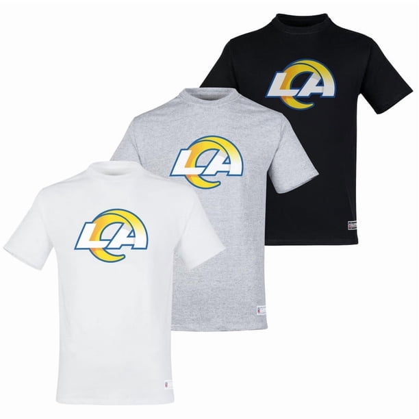 NFL Paquete de 3 Playeras Los Angeles Rams para Hombre, Talla Extra Grande