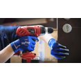 thumbnail image 5 of Ansell HyFlex 11-618 Nylon Light Duty Multi-Purpose Glove with Knitwrist, Abrasion/Cut Resistant, Size 10, Blue (Pack of 12 Pair), 5 of 9