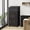 Black-Style1, variant on Onion and Potato Storage Bin Wood, Fruit and Vegetable Storage Box with Wheel, Decorative Pantry Cabinet for Snack, Sliding Door-top, 4 Tier, Walnut