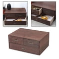 thumbnail image 4 of Caja de Almacenamiento Vintage DIY DIY Decorativo de Caja de Almacenamiento de Recuerdos con Tapa Pendientes de Pecho de 2 capas Soledad Caja de almacenamiento de madera, 4 of 10