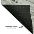 thumbnail image 3 of Addison Rugs Mayfield Washable Transitional Abstract Gray Rectangle Rug, 8' x 10', 3 of 6
