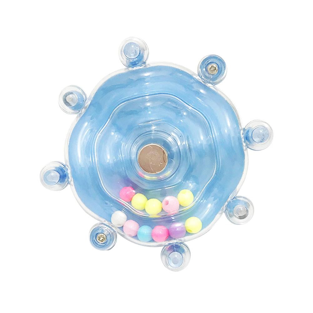 Colorful Plastic Rotating Parrot Chew Toy Stress Relief Bird Cage Bite Accessory Pet Play Decompression Supply