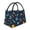 Space Cartoon, variant on Vsdgher Small White Flowers Print Insulated Reusable Bags with Sturdy Zipper and Handles, Foldable Totes for Hot or Cold Food Bring or Delivery