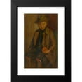 thumbnail image 2 of Ľudovít Pitthordt 11x14 Black Modern Framed Museum Art Print Titled - Boy with an Apple (1900), 2 of 5