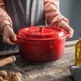 thumbnail image 5 of Enameled Cast Iron Crock-Pot Soup Stew Pot Cooking Pot Uncoated Non-Stick Cookware, 5 of 5