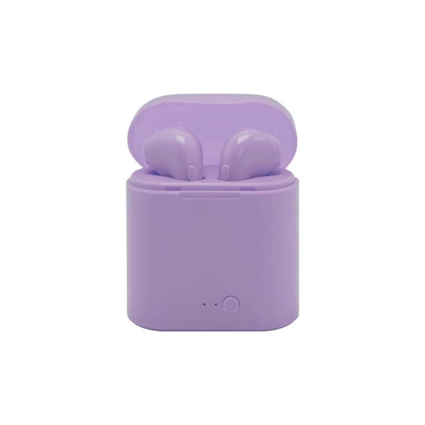 Paquete 70 piezas Audífonos Sarajevo/Inalámbricos con batería recargable purpura 5.5 x 6.8