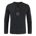 thumbnail image 3 of Disfraz de caballero medieval, túnica, disfraz de Halloween para hombre, disfraz de pirata vikingo adulto, ropa elegante, camisas de carnaval, 3 of 5