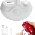 thumbnail image 6 of XIRQI 2 in 1 Electric Nail Clipper, 2 in 1 Electric Polishing Automatic Nail Clippers, Electric Nail Trimmer with 2 Adjustable Speeds, Nail Clippers for Children, Adults, Seniors (White), 6 of 7