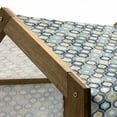 thumbnail image 5 of Modern Pet House, Geometric Morrocan Mediterrain Style Dots Ornamental Details Image Print, Outdoor & Indoor Portable Dog Kennel with Pillow and Cover, 5 Sizes, Blue and White, by Ambesonne, 5 of 5