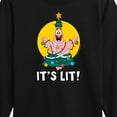 thumbnail image 3 of SpongeBob SquarePants - Patrick It's Lit - Toddler And Youth Long Sleeve Graphic T-Shirt, 3 of 6