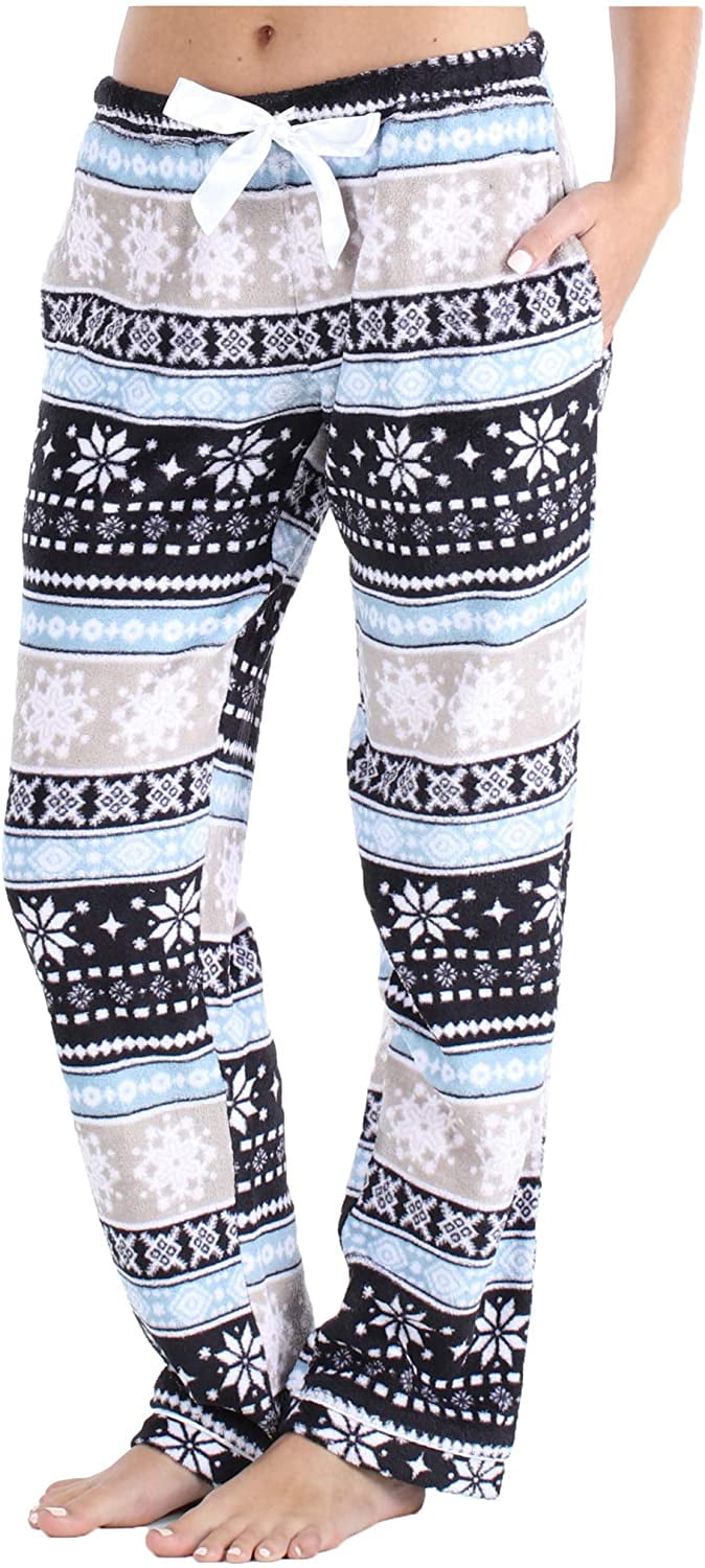 Women's Fleece Pajama PJ Pants with 