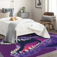 thumbnail image 3 of Dinosaur Area Rug,5x8 Carpet,Non Slip Washable Fuzzy Super Soft Easy Clean, Purple Dinosaur Rugs for Bedroom Living Room Dining Room, Cute Animal Rug Decorations, Low Pile Non Shedding Carpets 8i&-49, 3 of 7