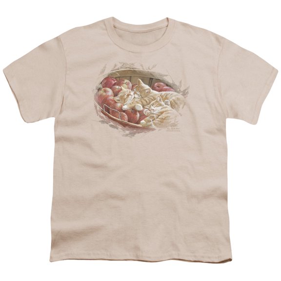 Wildlife Apples And Oranges Youth 18/1 T-Shirt Cream