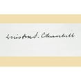 thumbnail image 2 of Signature Of Winston S. Churchill 1874 To 1965. From King Albert_S Book  Published 1915. Poster Print, 2 of 2
