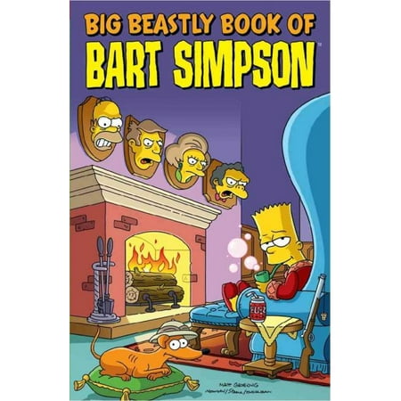 Big Beastly Book Of Bart Simpson Simpsons Walmart Com