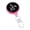 Pink, variant on Innovative Round Shape Keychain Featuring Electronic Watch For Easily Accessory Change on Purses or Keyrings