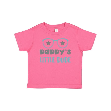 

Inktastic Daddy s Little Dude Glasses Stars Dad Son Gift Baby Boy T-Shirt