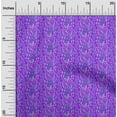 thumbnail image 2 of oneOone Cotton Poplin Purple Fabric Floral Quilting Supplies Print Sewing Fabric By The Yard 42 Inch Wide, 2 of 5