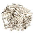 thumbnail image 2 of 50pcs Nickel Plated Binding M5 Screws Nail Rivet Studs Photo Album Account Book Leather Craft Belt Wallet Tubular Rivet, 2 of 6