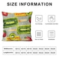 thumbnail image 5 of SHANXI Decorative Pillow Cases Orange Seasonal Home Decor for Sofa Couch Porch Outdoor 20x20in, 5 of 5