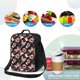 thumbnail image 4 of Fotbe Butterflies1 Lonchera Bolsa de Almuerzo para Hombres y Mujeres, Lonchera de Gran Capacidad, Bolsa de Almuerzo Reutilizable, Bolsa Térmica Aislante, 4 of 7