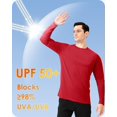 thumbnail image 2 of SHIQI-Men's Rash Guard UPF 50+ Sun Protection Clothing Long Sleeve T-Shirts for Men Quick Dry SPF UV Swim Tees Shirts, 2 of 4