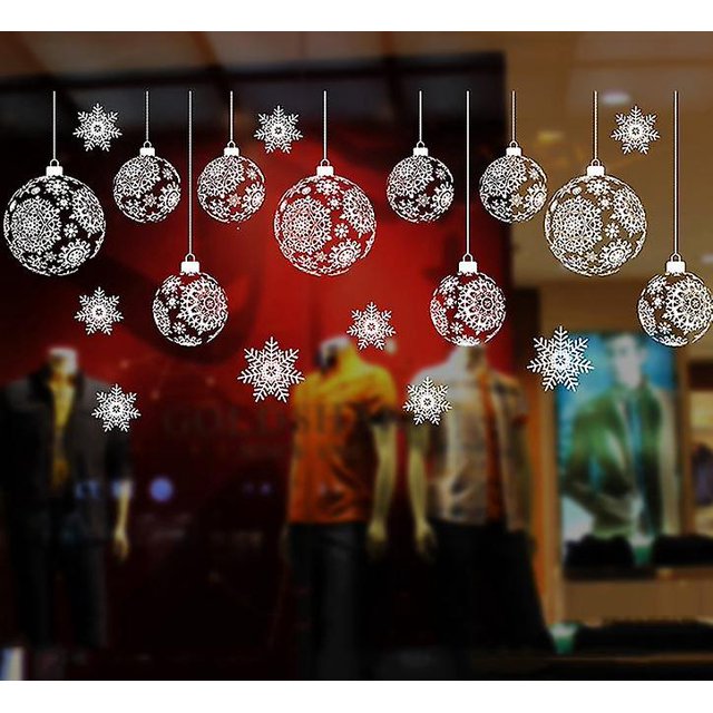 Pegatinas navideñas Sin pegamento Pegatinas electrostáticas Pegatinas decorativas navideñas