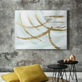 thumbnail image 4 of Empire Art Direct Golden Streaks Textured Metallic Hand Painted Wall Art, 30" x 40" x 1.5", Ready to hang, 4 of 6