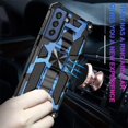 thumbnail image 5 of for Samsung Galaxy S22 Plus Camouflage Case, Heavy Duty Shockproof Protection Military Grade Built-in Magnetic Kickstand Camo Cover Case for Samsung Galaxy S22 Plus MC Dark Blue, 5 of 14