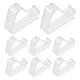 thumbnail image 1 of Wosthever 8 pack/lote prácticas abrazaderas de soporte para cubierta de para una cómoda cubierta de diaria abrazaderas Clips soportes Kits de decoración para fiestas Transparente, 8 Uds. 2.3 pulgadas, 1 of 1