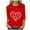 Red, variant on felwors Womens Tops 3/4 Sleeve T Shirts Plus Size Crewneck Flowers Graphic Basic Tees for Women Fall Fashion Clothes 2025 (Army Green, XXL)